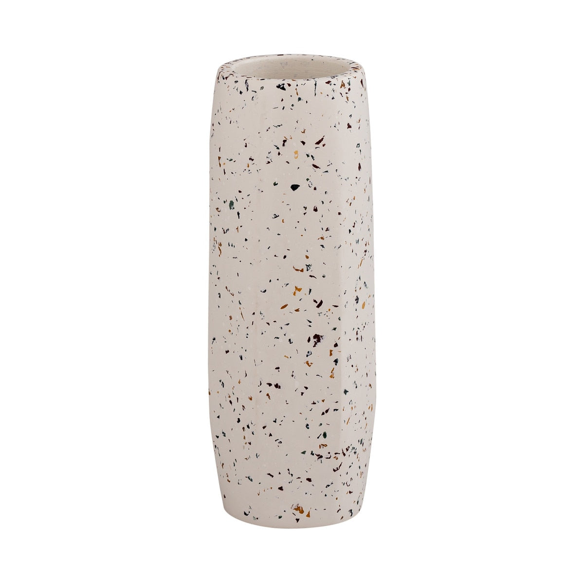 Terrazzo White Vase - Medium Skinny Model: TOV-C18333