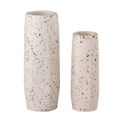 Terrazzo White Vase - Medium Skinny Model: TOV-C18333