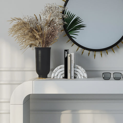 Grey Marble Bookends - Set of 2 Model: TOV-C18335