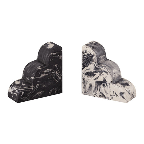 White-Black Bookends - Set of 2 Model: TOV-C18336