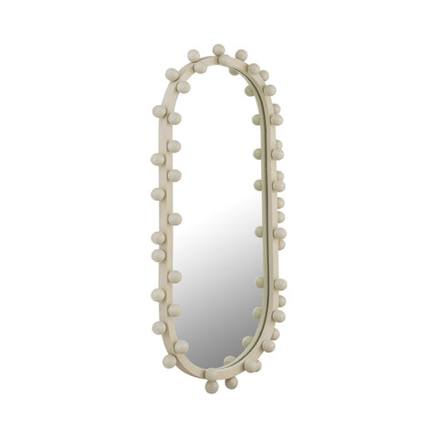 Bubbles Ivory Oval Wall Mirror Model: TOV-C18422