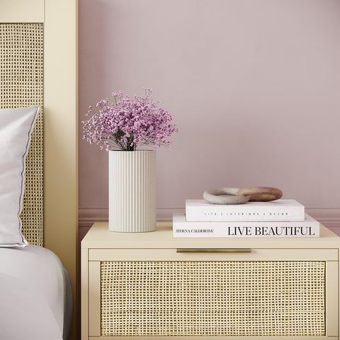 Jenna White Concrete Table Vase Model: TOV-C18426