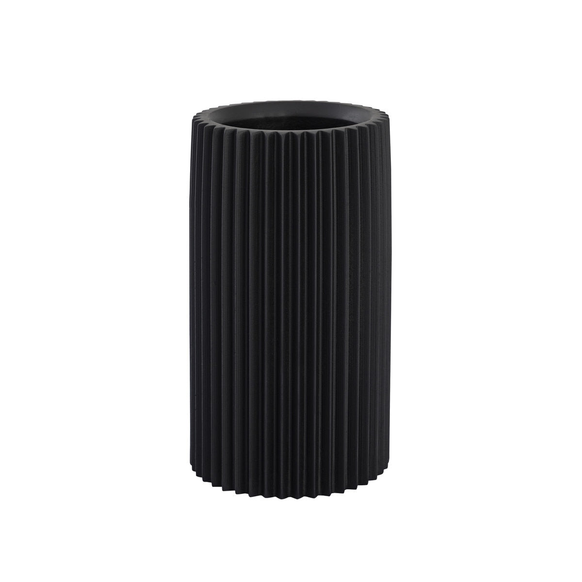 Jenna Black Concrete Table Vase Model: TOV-C18427