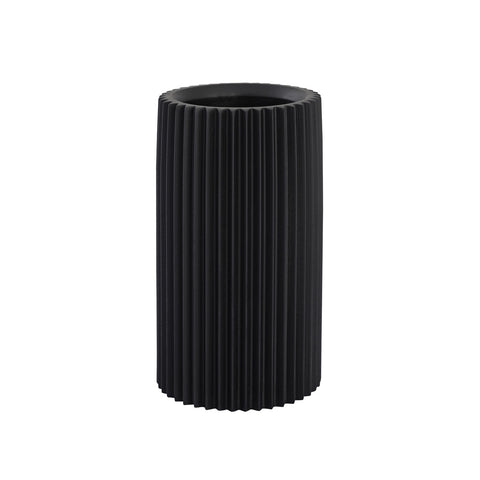 Jenna Black Concrete Table Vase Model: TOV-C18427