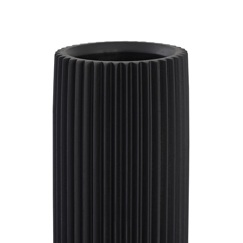 Jenna Black Concrete Table Vase Model: TOV-C18427