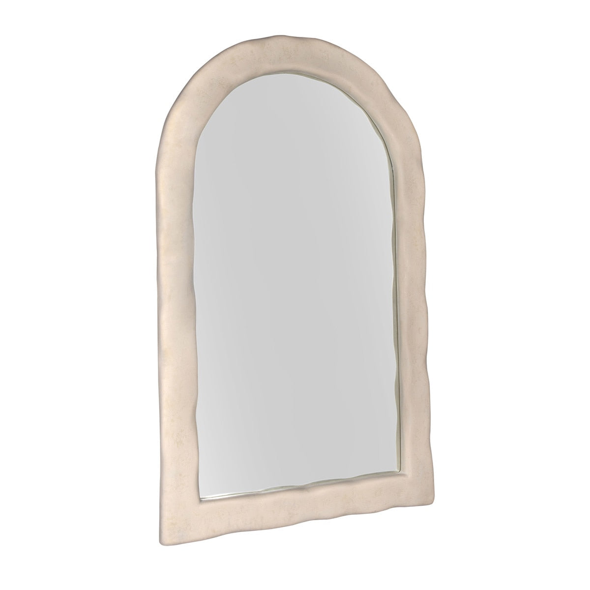 Kaia Cream Textured Floor Mirror Model: TOV-C18494
