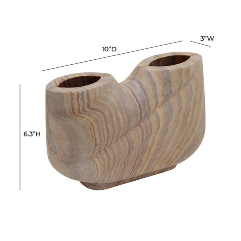 Saava Rainbow Stone Novelty Vase Model: TOV-C18508