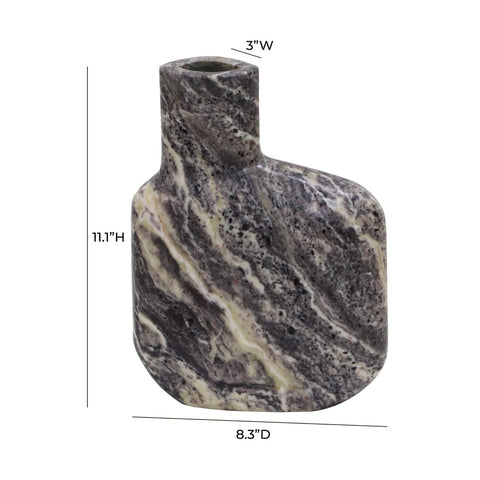 Pika Grey Marble Vase - Large Model: TOV-C18509