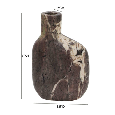 Pika Grey Marble Vase - Medium Model: TOV-C18511