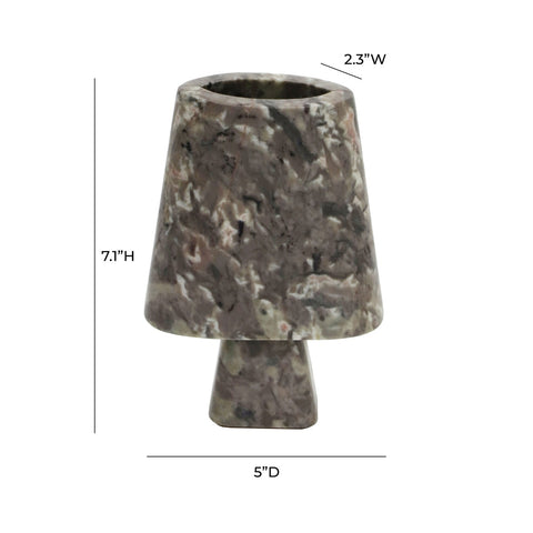 Samma Grey Marble Vase - Medium Model: TOV-C18512