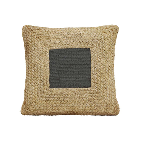 Blank Mind Black Square Accent Pillow Model: TOV-C18516