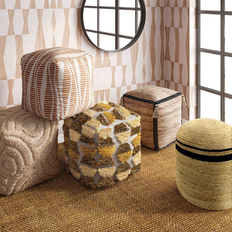 Emerge Round Pouf Model: TOV-C18517