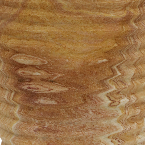Saava Ribbed Stone Vase in Sandstone Model: TOV-C18521