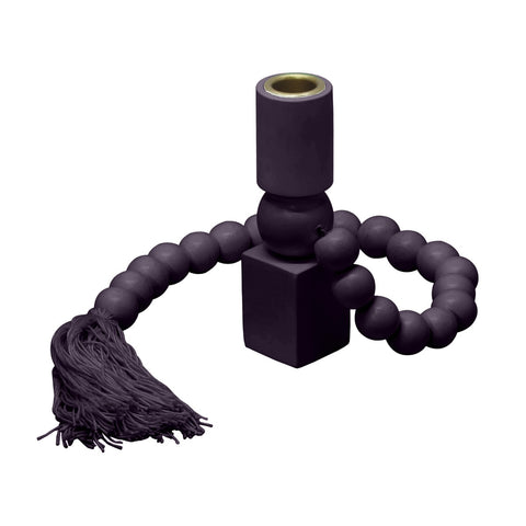 Harrison Merlot Wooden Candlestick Model: TOV-C18568