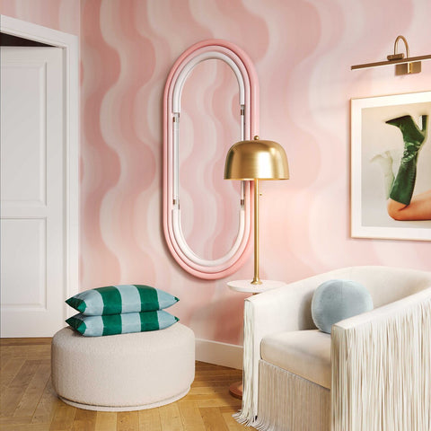 Neon Large Wall Mirror in Pink Model: TOV-C18582