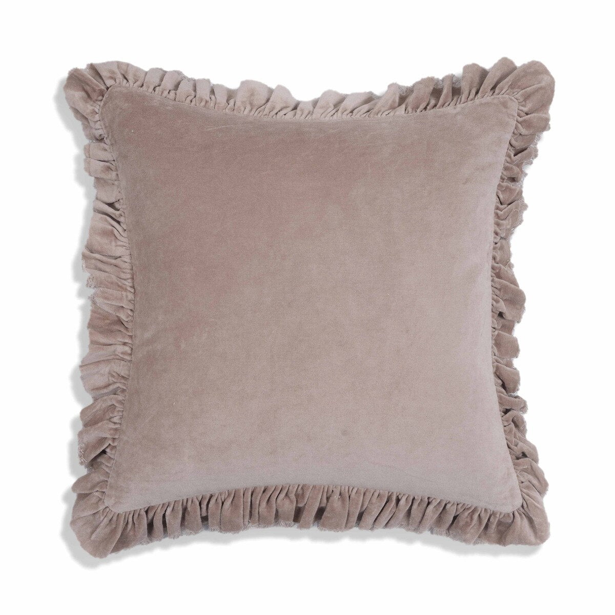 Alessia Distressed Pink Velvet Pillow Model: TOV-C18690