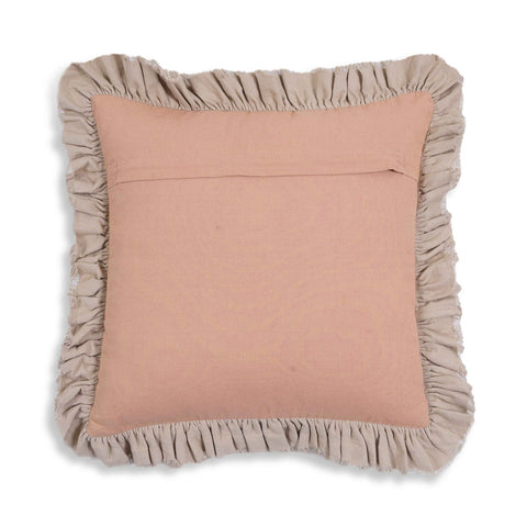 Alessia Distressed Pink Velvet Pillow Model: TOV-C18690