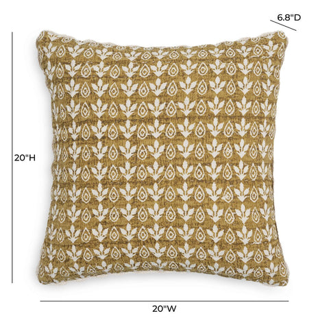 Harvest Printed Cotton 20 Inch Accent Cushion Model: TOV-C18692
