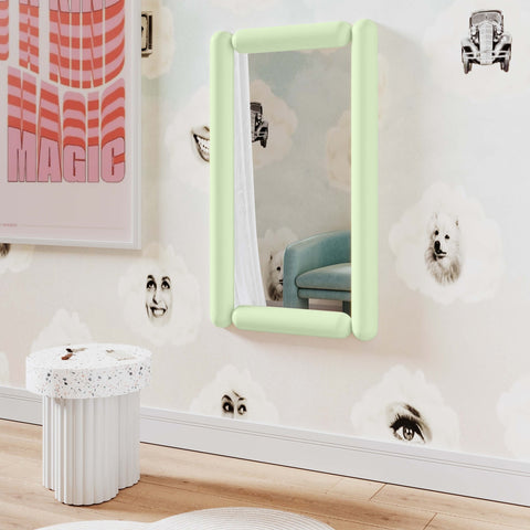 Cozzi Mint Green Wall Mirror Model: TOV-C18694
