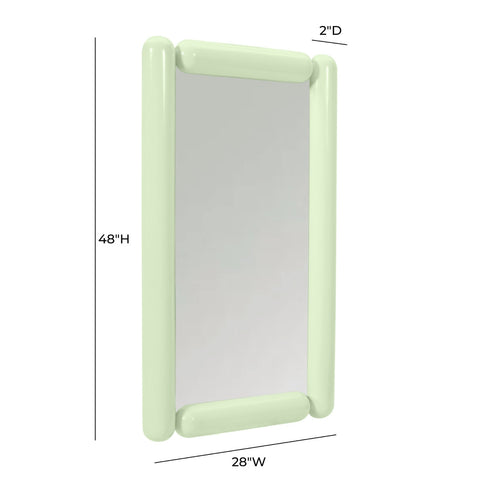 Cozzi Mint Green Wall Mirror Model: TOV-C18694