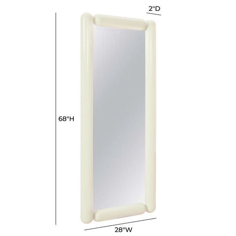 Cozzi Cream Large Floor Mirror Model: TOV-C18697