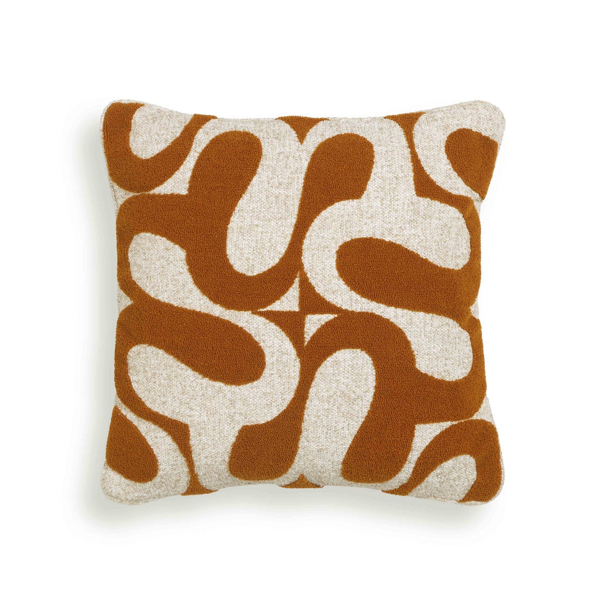 Bonney Rust Orange Boucle Accent Cushion Model: TOV-C18728