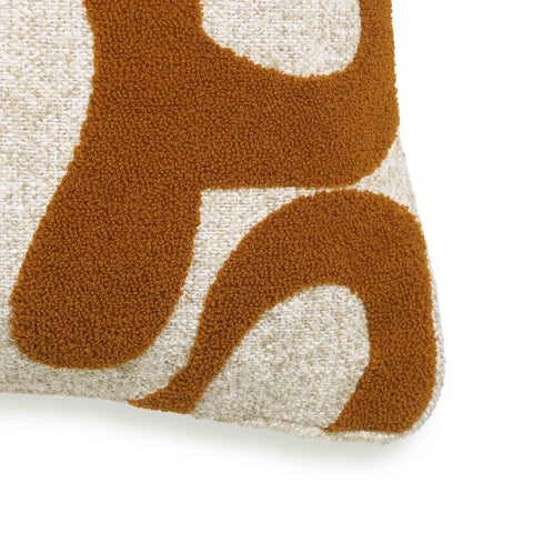 Bonney Rust Orange Boucle Accent Cushion Model: TOV-C18728