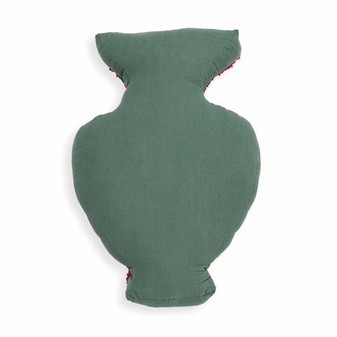 Amphorae Red Tufted Accent Pillow Model: TOV-C18745
