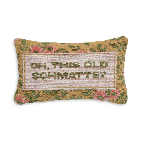 Oh, This Old Schmatte Jacquard Cotton Pillow Model: TOV-C18774