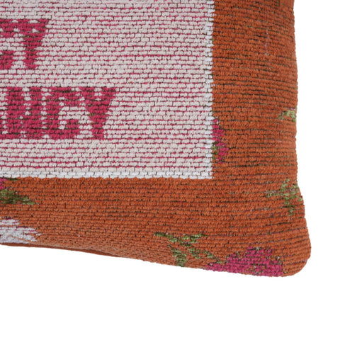 Fancy Schmancy Jacquard Cotton Pillow Model: TOV-C18775