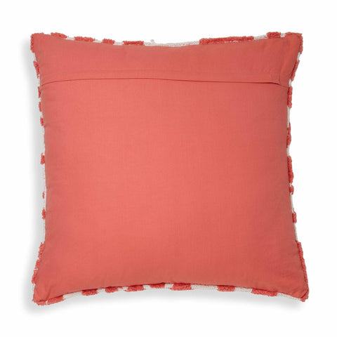 Coast Coral Pink Tufted 26" Square Pillow Model: TOV-C18779