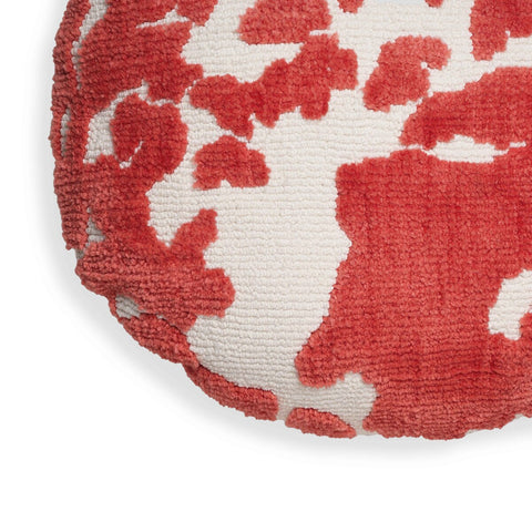 Coast Coral Pink Tufted 20" Round Pillow Model: TOV-C18780