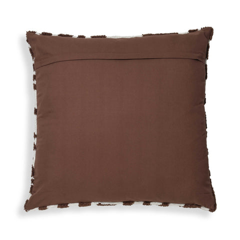Coast Chocolate Brown Tufted 26" Square Pillow Model: TOV-C18781