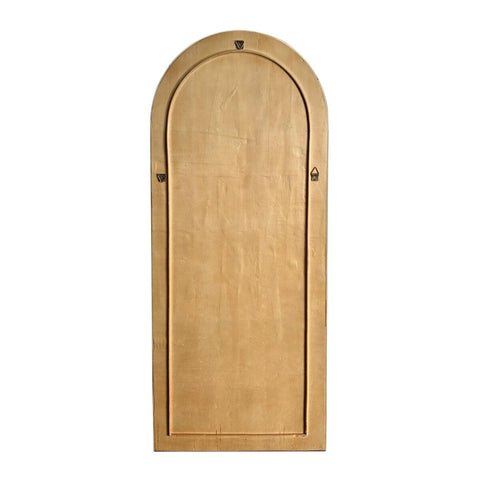 Tanya Natural Rattan 70" Floor Mirror Model: TOV-C54314