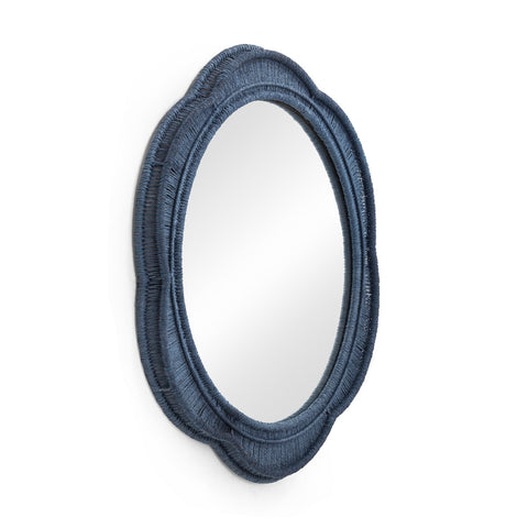 Zeva Blue Wall Mirror Model: TOV-C54420