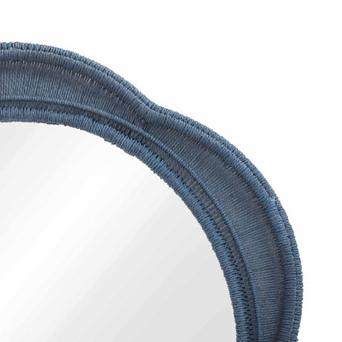 Zeva Blue Wall Mirror Model: TOV-C54420