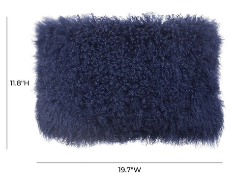 Tibetan Sheep Long Blue Pillow Model: TOV-C5703