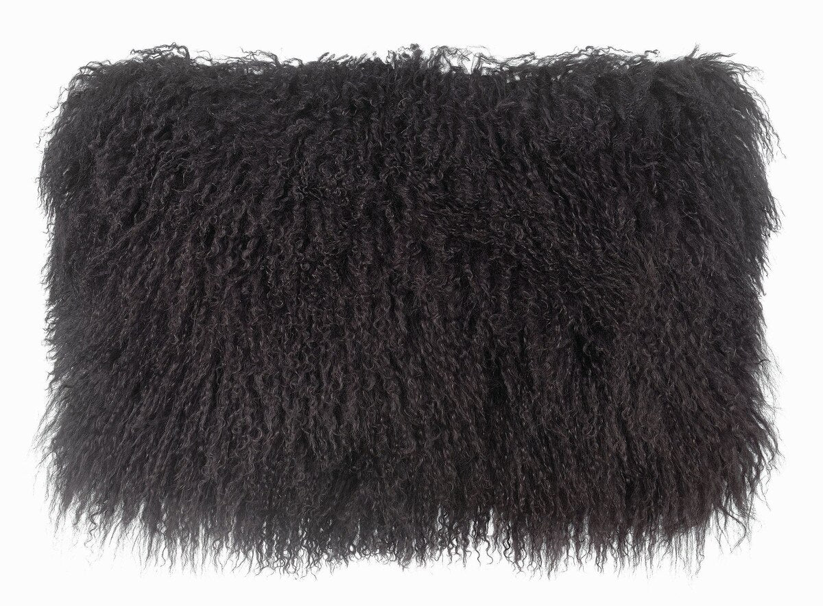 Tibetan Sheep Dark Grey Long Pillow Model: TOV-C5707