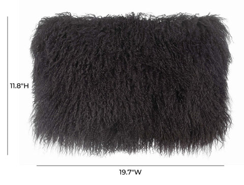 Tibetan Sheep Dark Grey Long Pillow Model: TOV-C5707