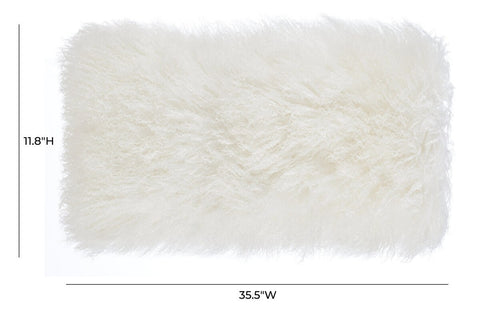 Tibetan Sheep White Long Pillow Model: TOV-C5708