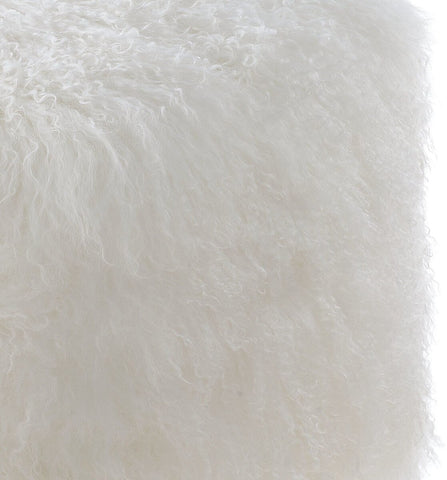 Tibetan Sheep White Pouf Model: TOV-C5709