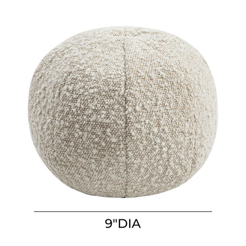 Boba Beige Boucle 9" Pillow Model: TOV-C68172