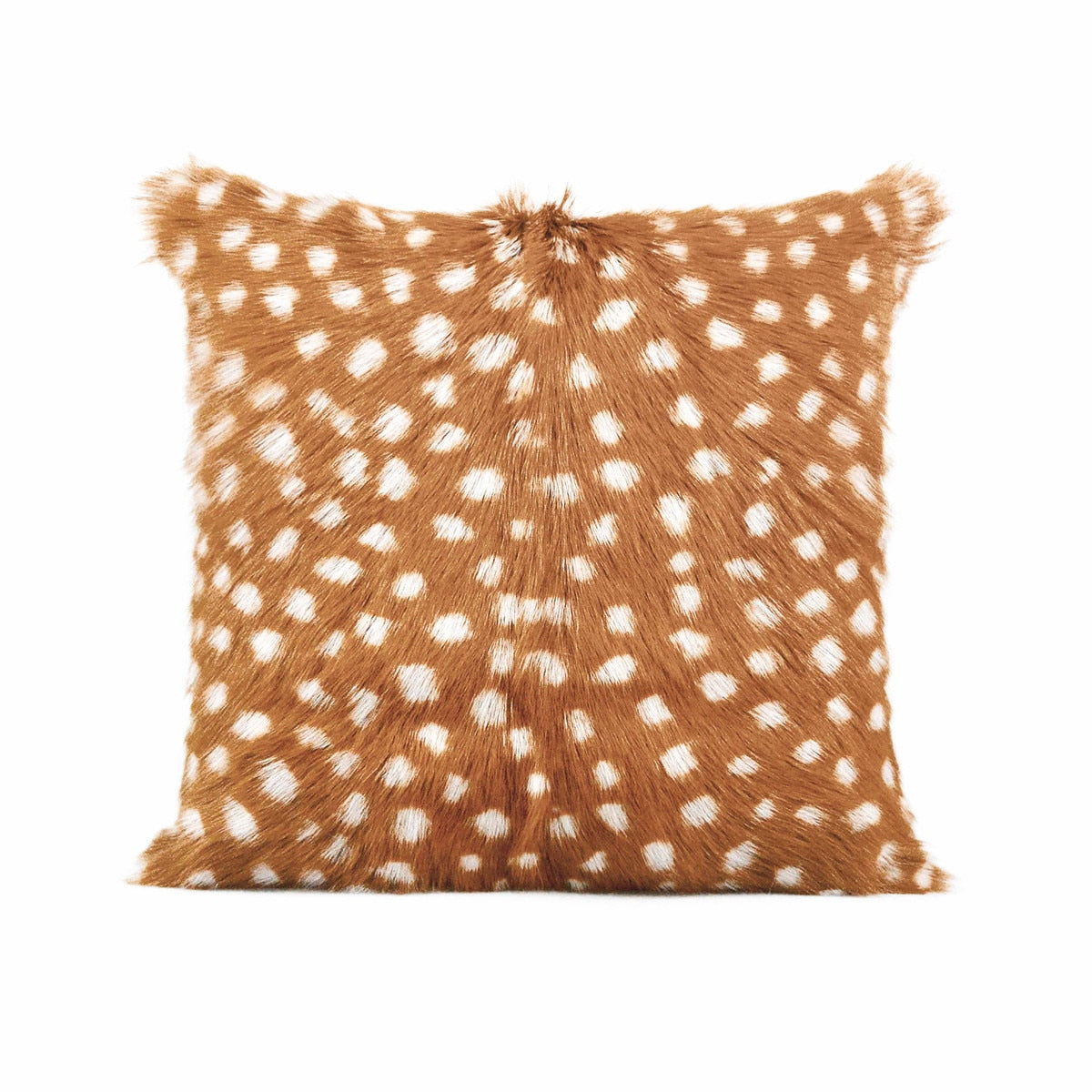 Amber 18" Genuine Goatskin Square Pillow Model: TOV-C68532