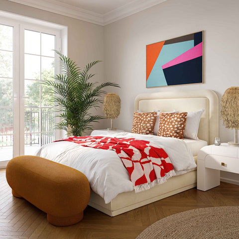 Amber 18" Genuine Goatskin Square Pillow Model: TOV-C68532