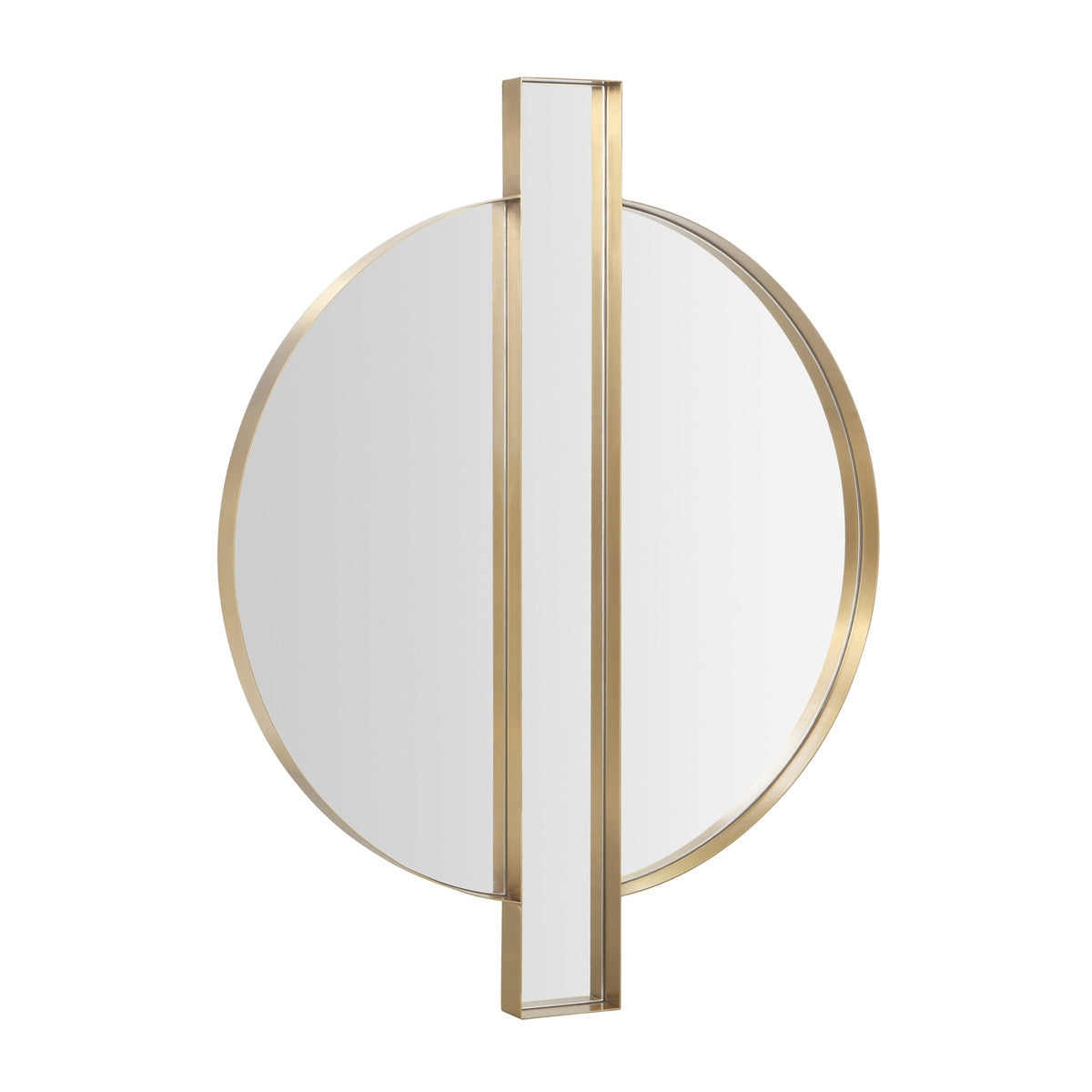 Carri Gold Round Wall Mirror Model: TOV-C68606