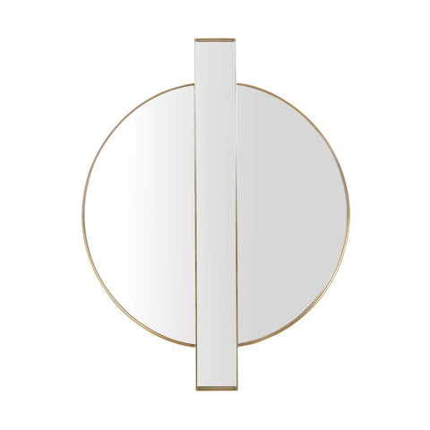 Carri Gold Round Wall Mirror Model: TOV-C68606