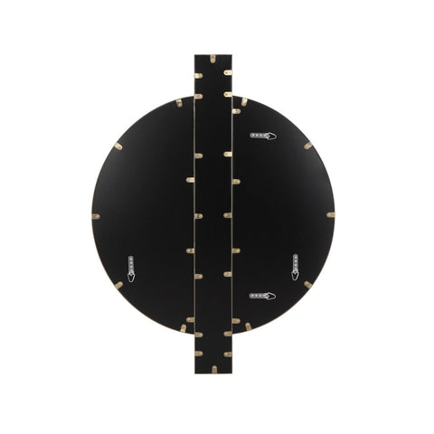 Carri Gold Round Wall Mirror Model: TOV-C68606