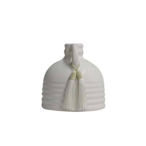 Adonis White Ceramic Vase Model: TOV-C68607