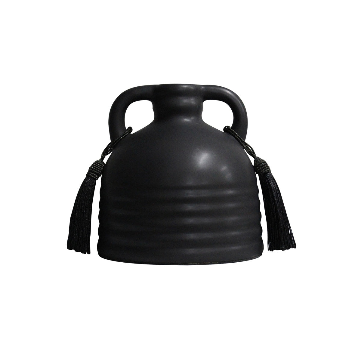 Adonis Black Ceramic Vase Model: TOV-C68611