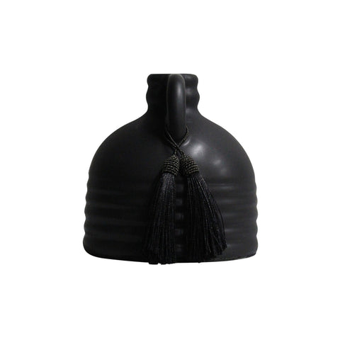 Adonis Black Ceramic Vase Model: TOV-C68611